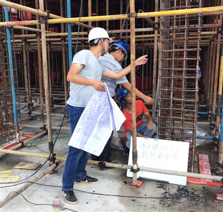 桂華分公司：堅守崗位，端午節(jié)建設(shè)工地不停歇