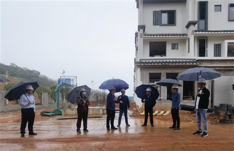區(qū)住建廳到冶建設備安裝分公司項目調(diào)研