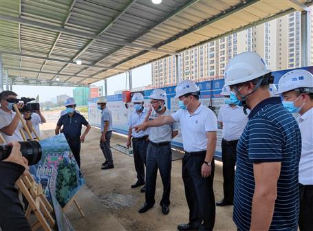 劉建俊到冶建廣東公司項目調研