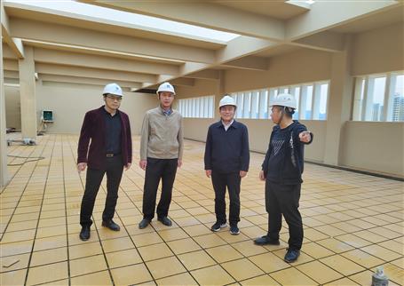 廖立波、何勇到項目開展一季度暨復(fù)工復(fù)產(chǎn)綜合大檢查