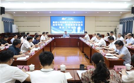 陸志斌出席集團(tuán)公司桂柳片生效判決執(zhí)行追收和停緩建項(xiàng)目盤(pán)活專班工作會(huì)議